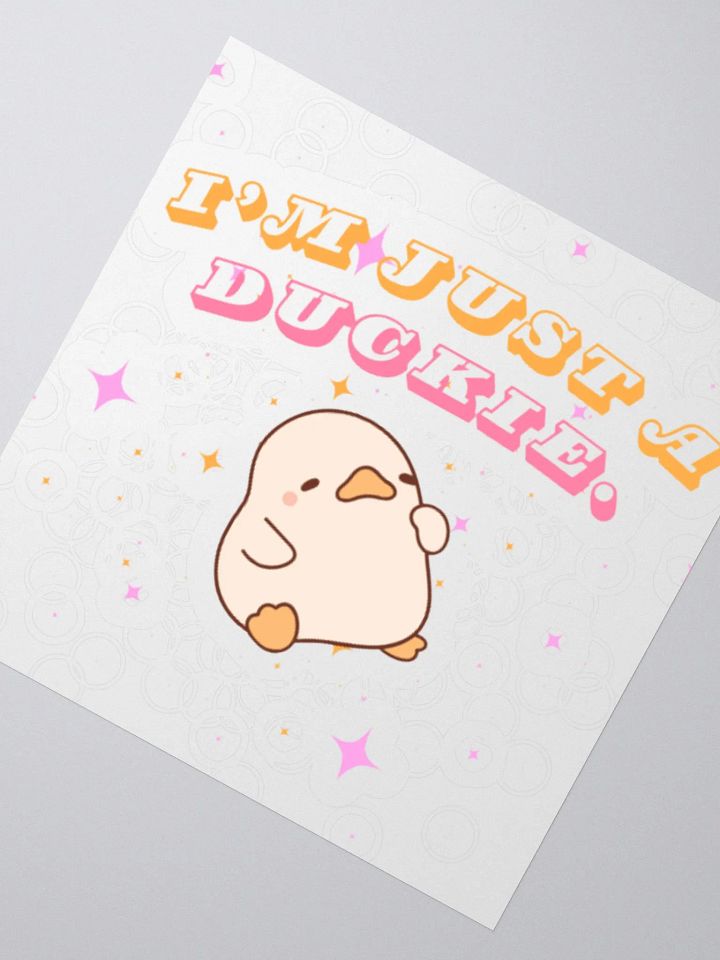 I'm Just A Duckie Stickers product image (4)