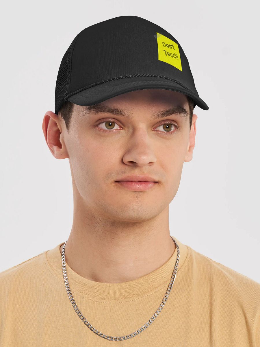 Bold Text Trucker Hat - Don't Touch Edition product image (5)