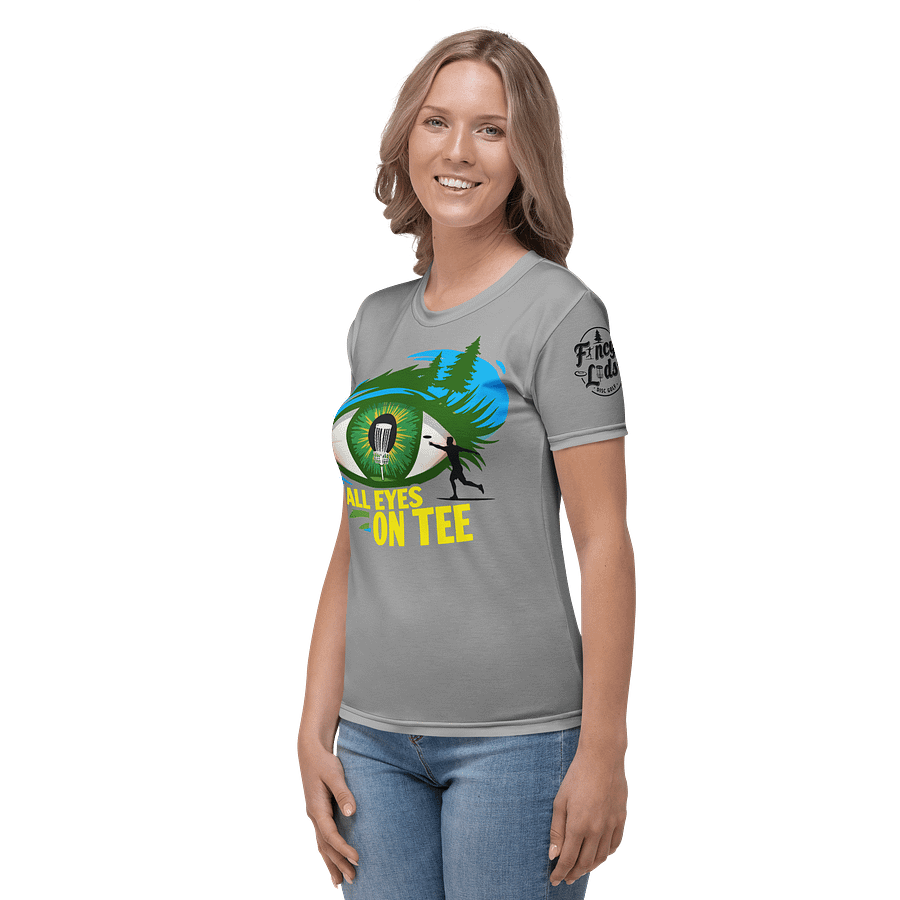 Fancy Lads Women's Grey T-shirt "All Eyes On Tee" product image (3)