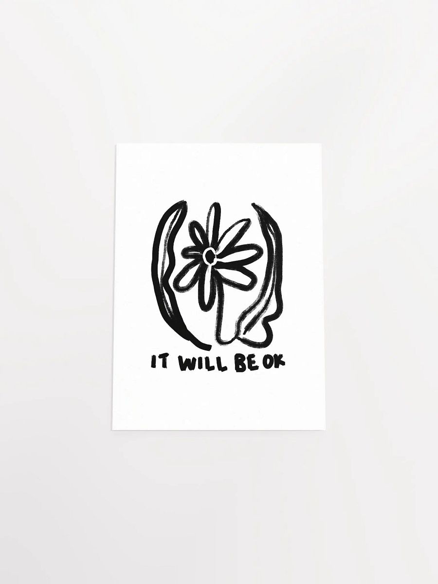 Be OK Art Print product image (41)