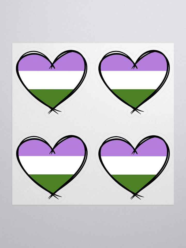 Gender Queer Pride Stickers product image (2)