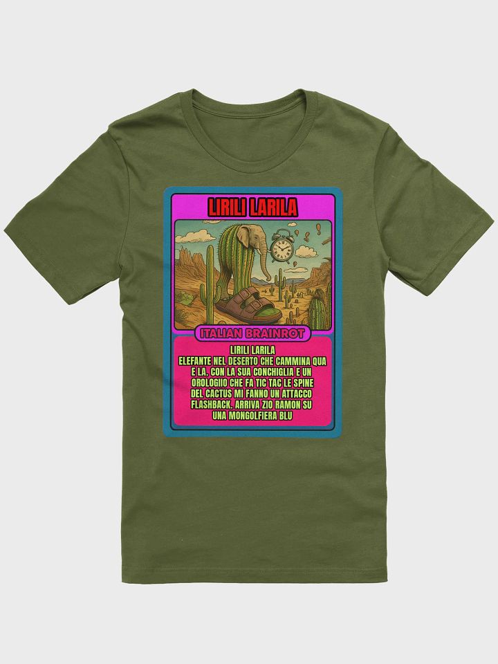 Italian Brain Rot Lirili Larilà Trading Card T-Shirt product image (2)