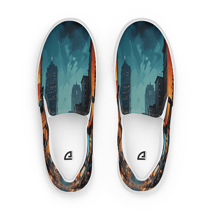 Abstract City 2 Canvas Shoes product image (1)