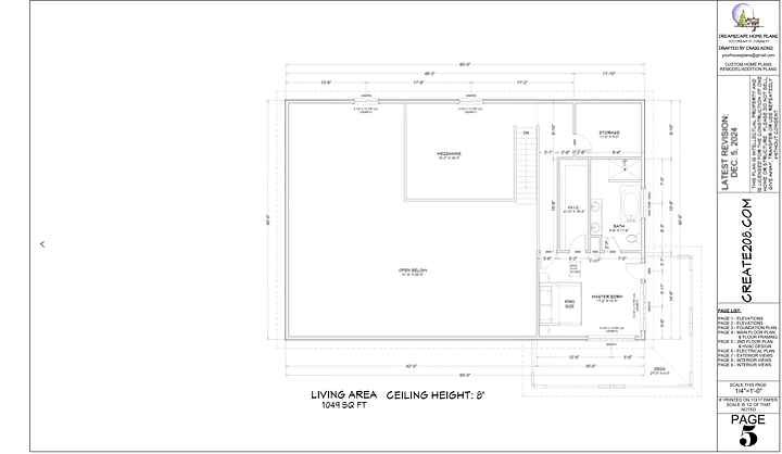 Create 208 - Construction Drawings - 10-Page Set + CAD Files product image (2)