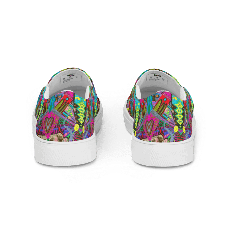 Abstract Tower Moment Canvas Shoes product image (5)
