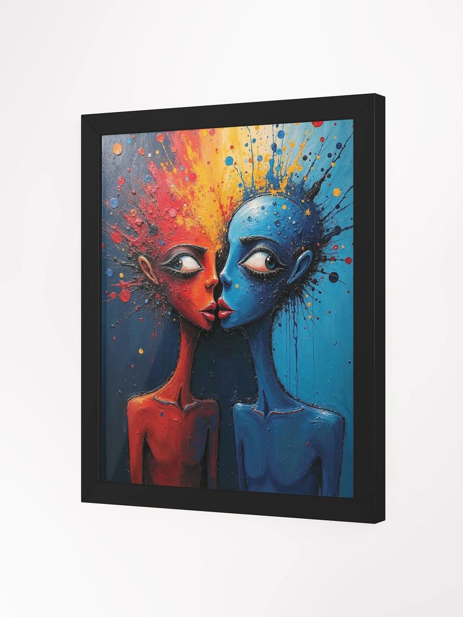 Surreal Kiss Framed Print product image (18)