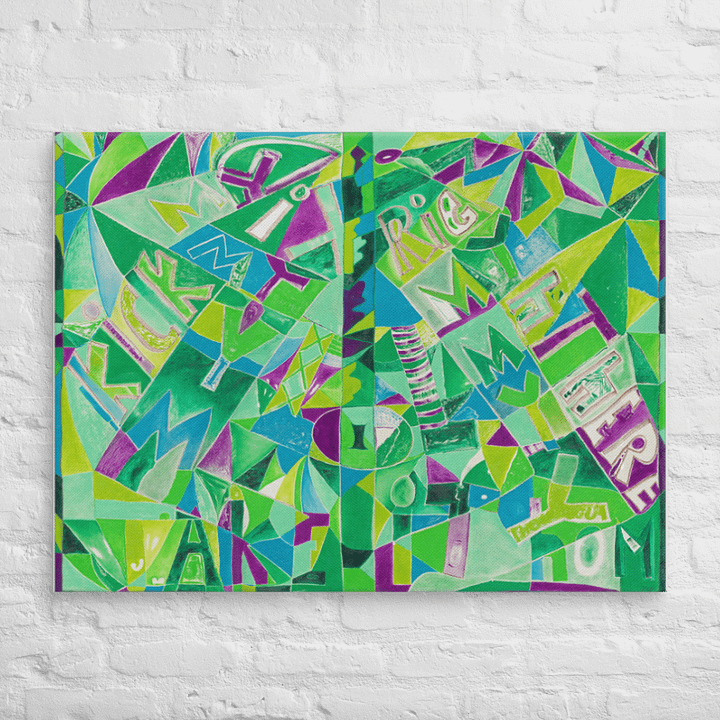 Kick It/Right There on Canvas (30" x 40") product image (2)