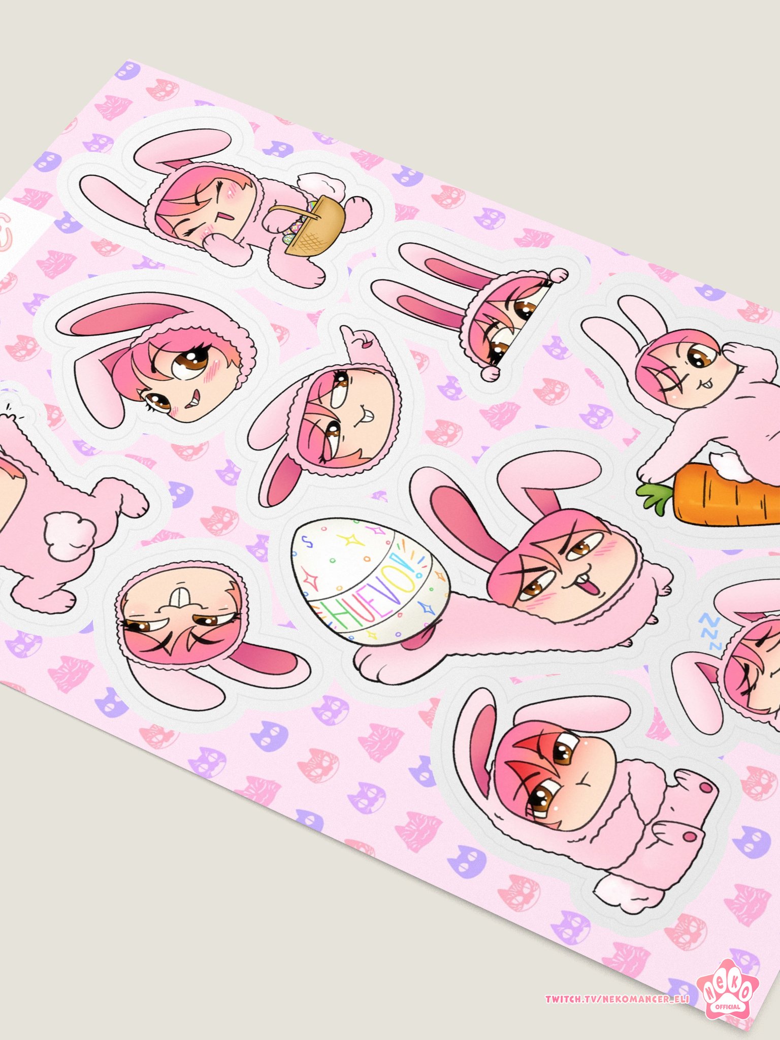 Neko "TeeHee" Stickers product image (3)