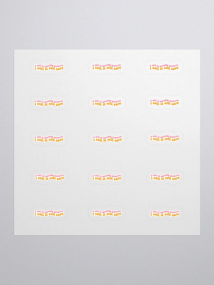 Self Care Sticker (SMALL Sheet) product image (1)