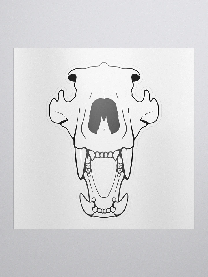 Skull Dog Sticker product image (1)