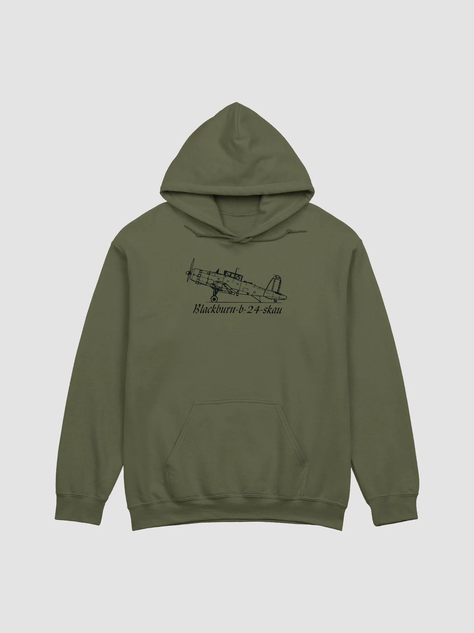 Blackburn b 24 skau Aircraft. Shadowed Comfort Hoodie product image (1)