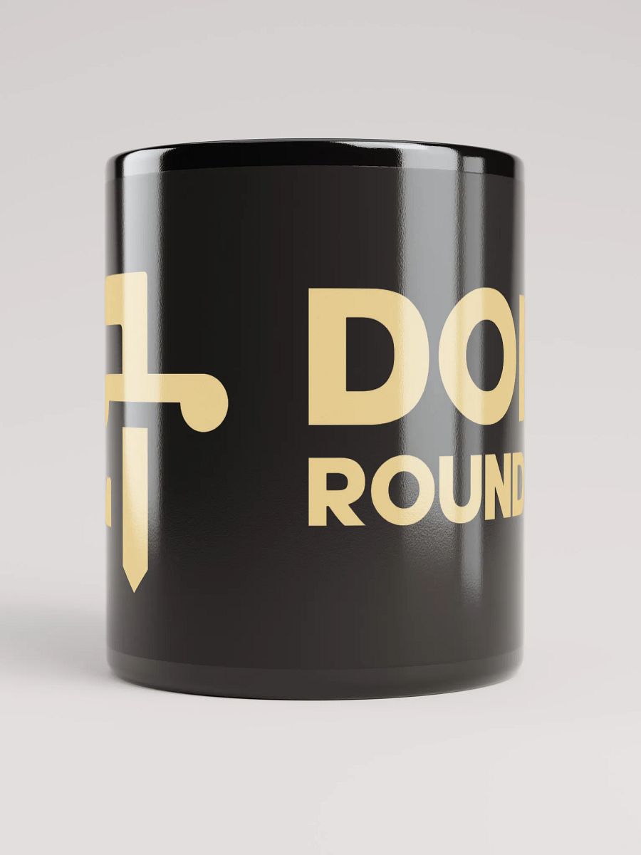 Dom's Roundtable Black Glossy Mug product image (5)