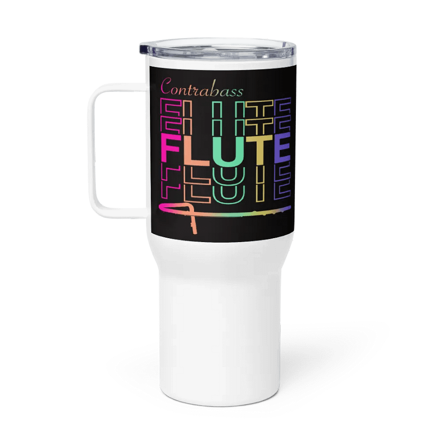 Symmetrical Flute Graphic Travel Mug - Contrabass product image (4)