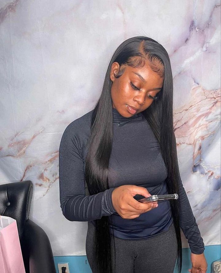 Back to School 13x6 HD Lace 24inch Bone Straight Brazilian Wig (Pre Order) product image (2)
