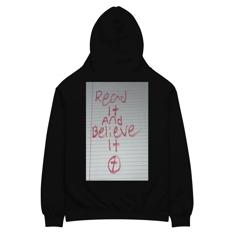 YF "GOD LOVES YOU" WRITTEN HOODIE product image (10)