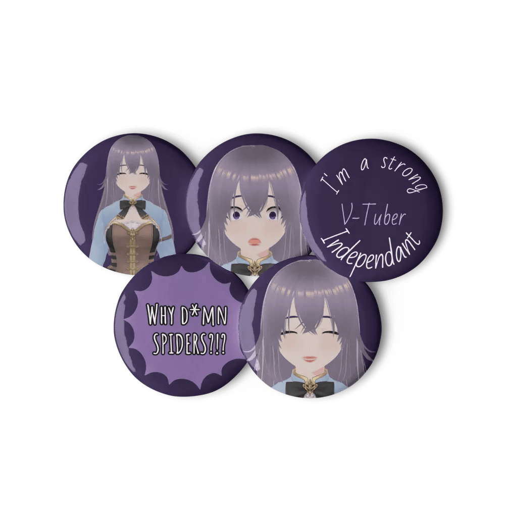 Virtual Vibe Pin Button Set product image (11)
