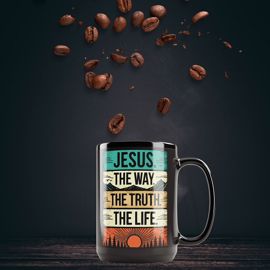 Jesus - The Way The Truth The Life Vintage Mug product image (1)