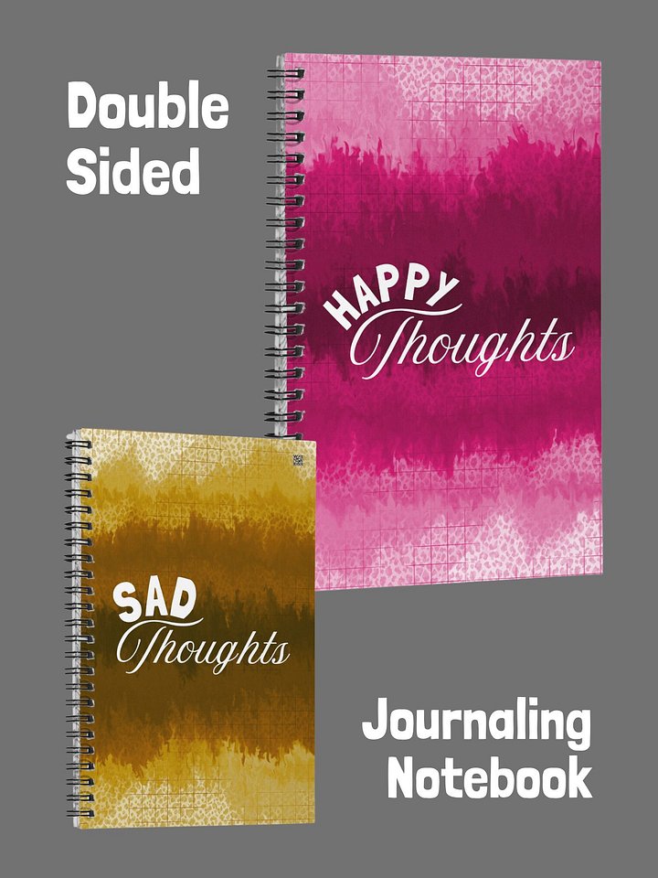 Happy Thoughts Sad Thoughts Notebook product image (1)