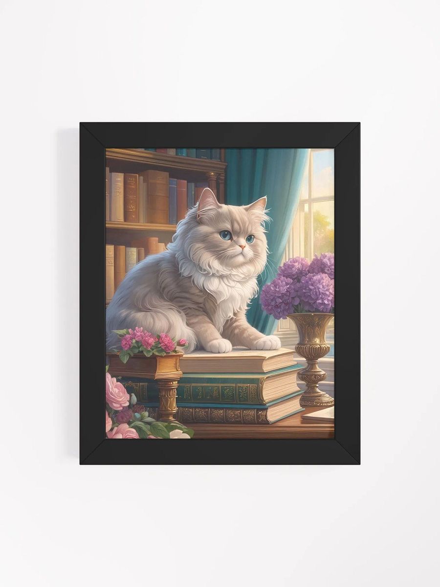 Cat Academia - Wall Art - Framed - Light Academia product image (3)