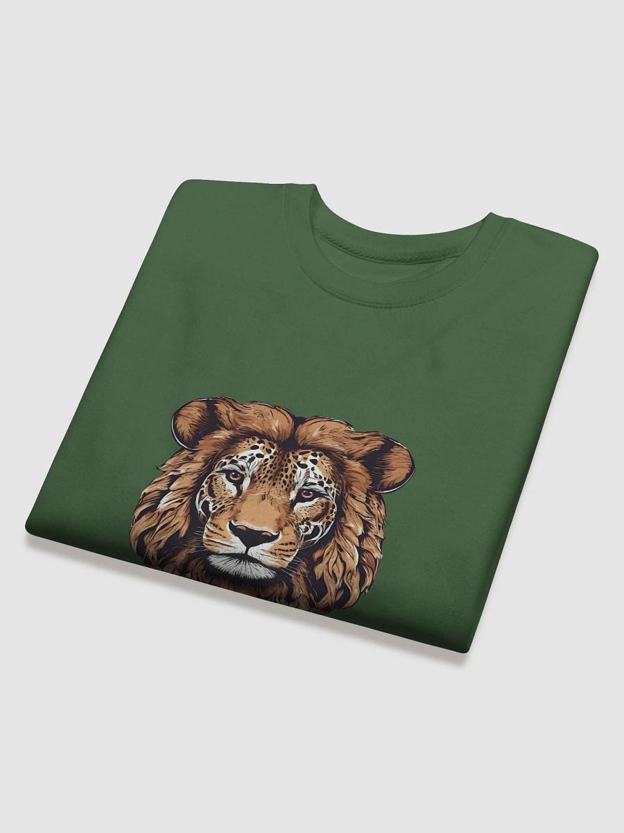 Lion-Leopard Hybrid Illustrated Premium Sweatshirt product image (20)