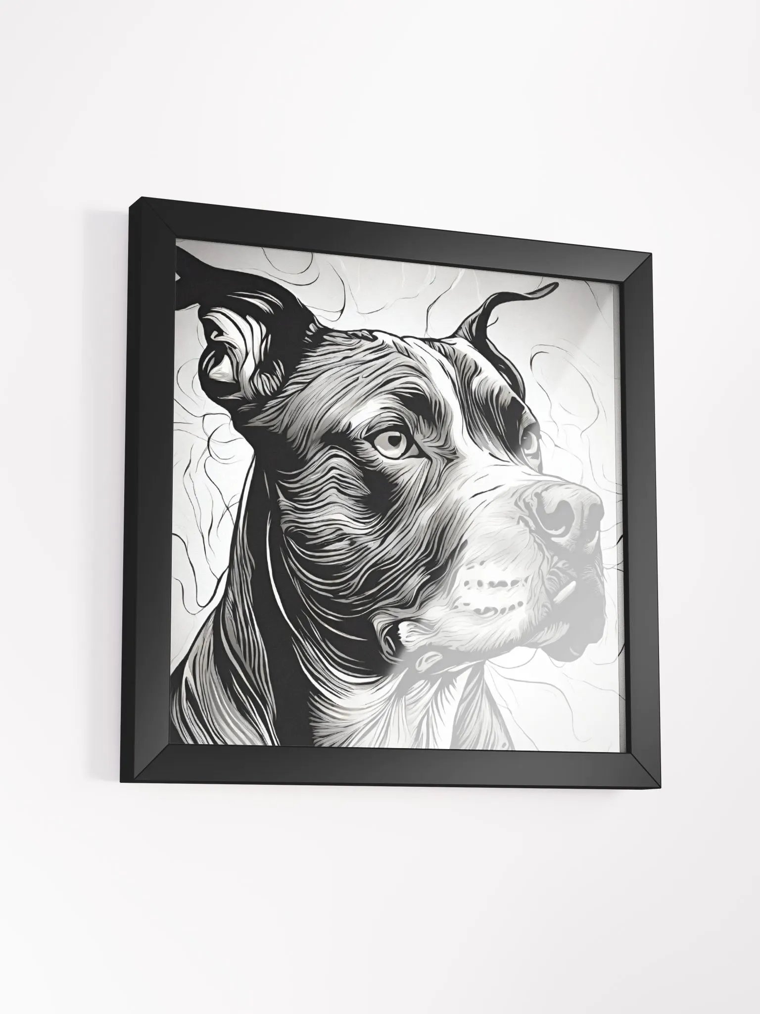 Celebrate Your Pit Bull with This Fiercely Adorable Framed Poster! product image (3)