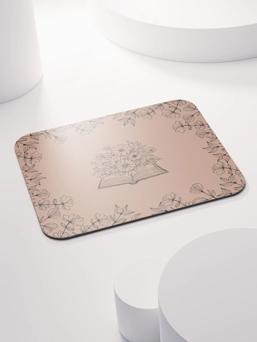 sunflowers and books mousepad product image (4)