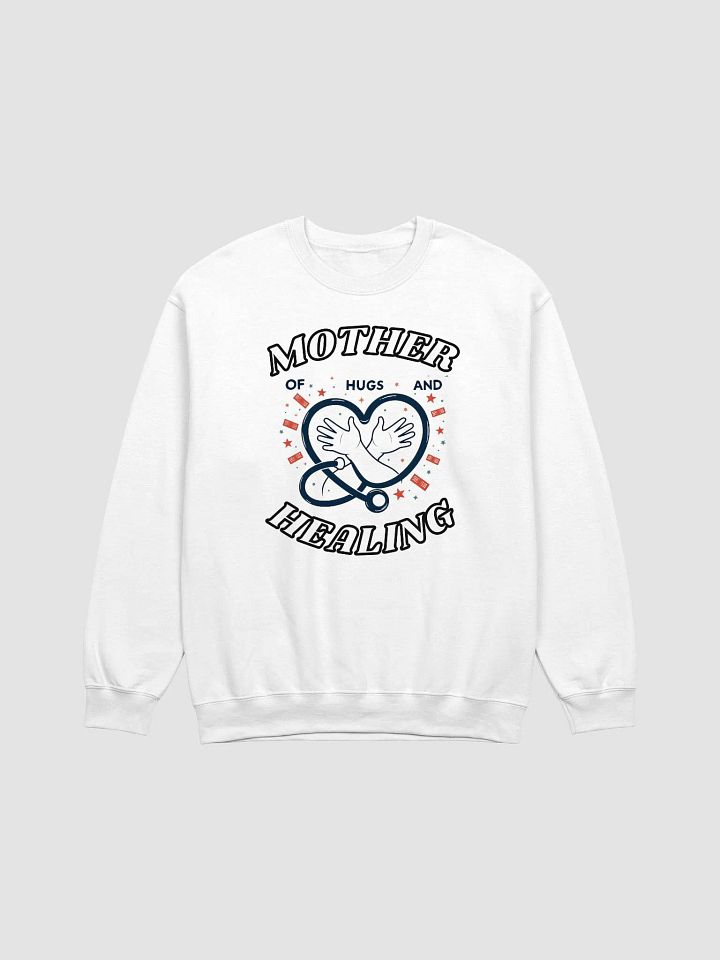 mother of Hugs and healing, Stethoscope Crewneck Sweatshirt product image (5)