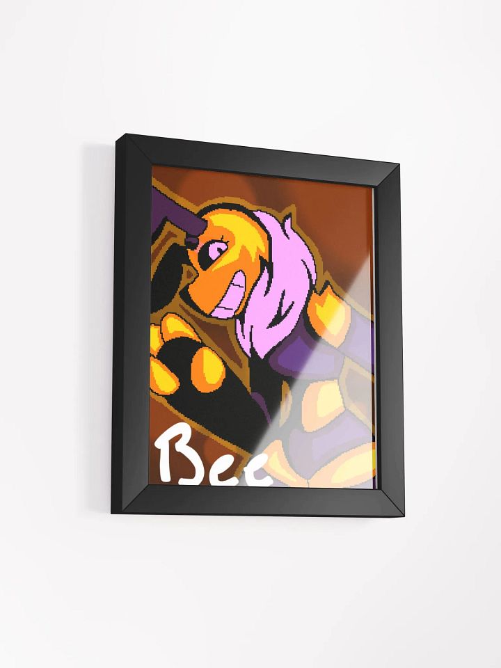 Bee portrait framed poster product image (4)