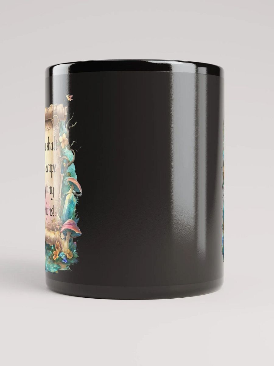Funny Mom Mug – “Thou Shalt Not Escape Thy Tiny Minions!” product image (9)