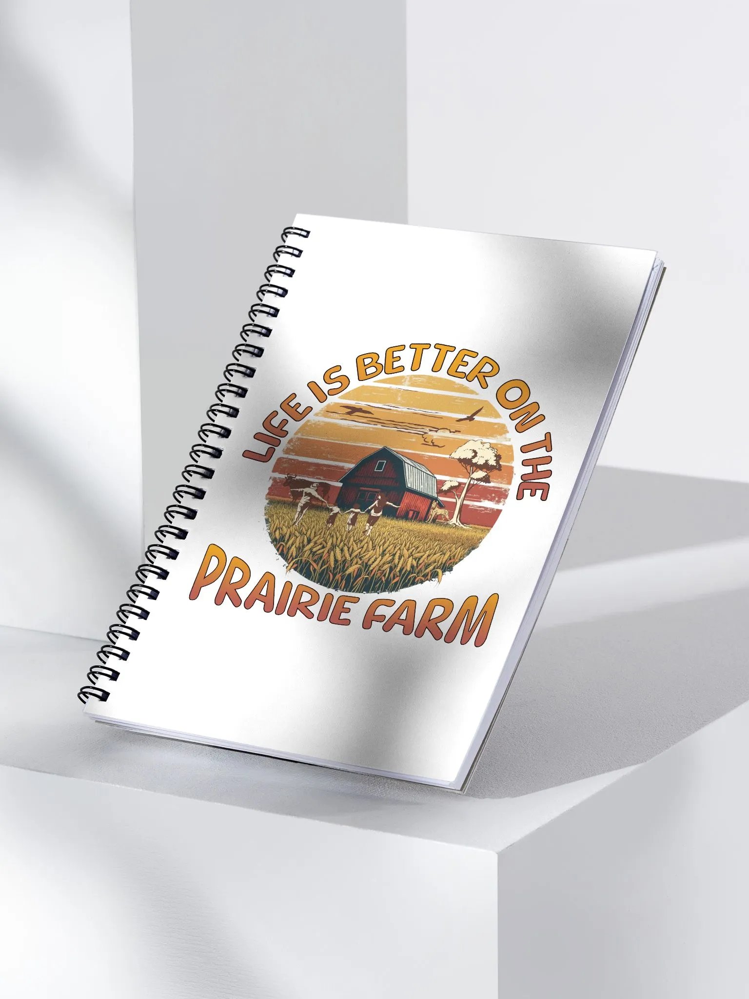 Life Is Better On The Prairie Farm Family Spiral Notebook product image (3)