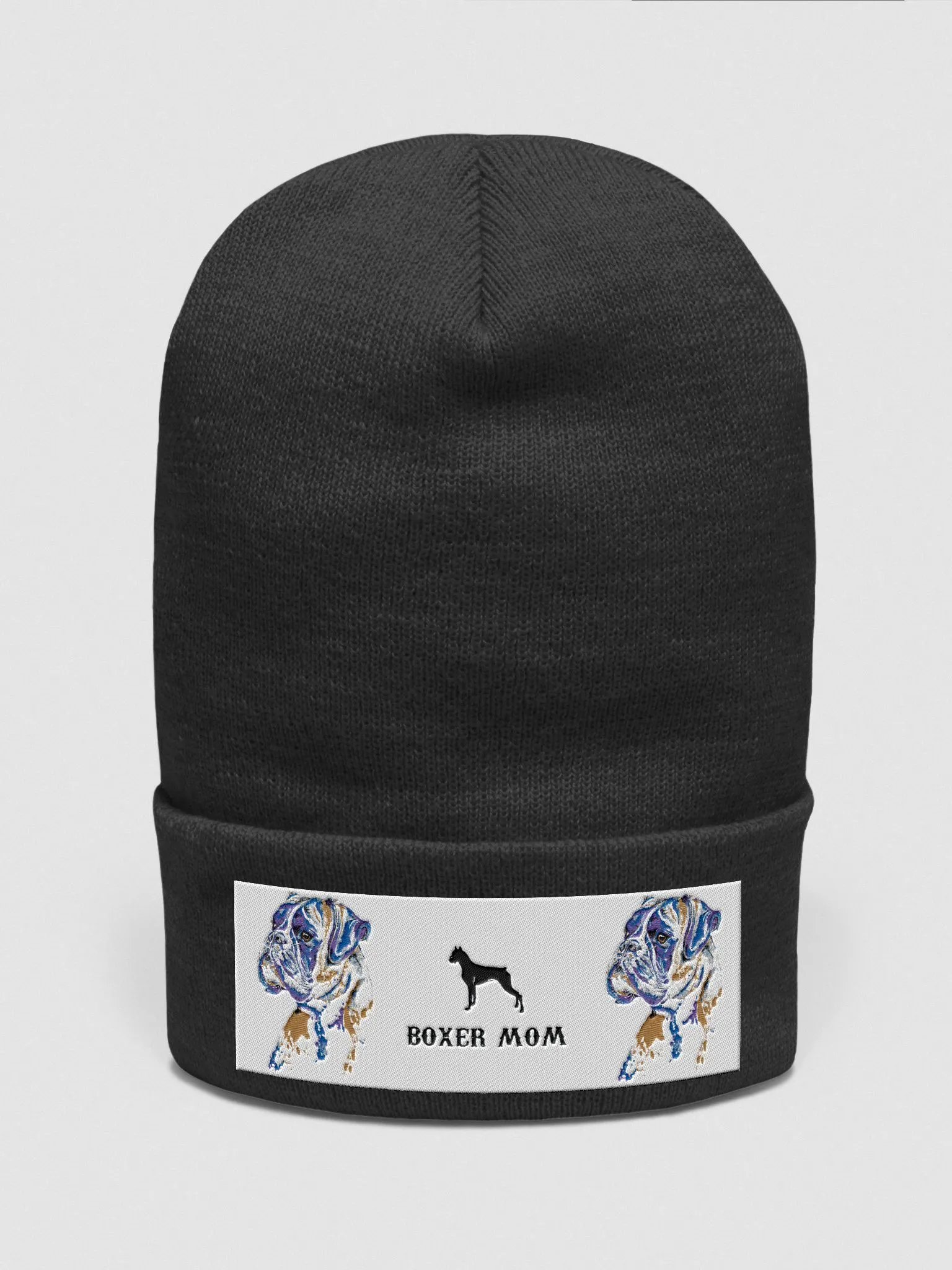 Boxer Mom Yupoong Beanie product image (1)