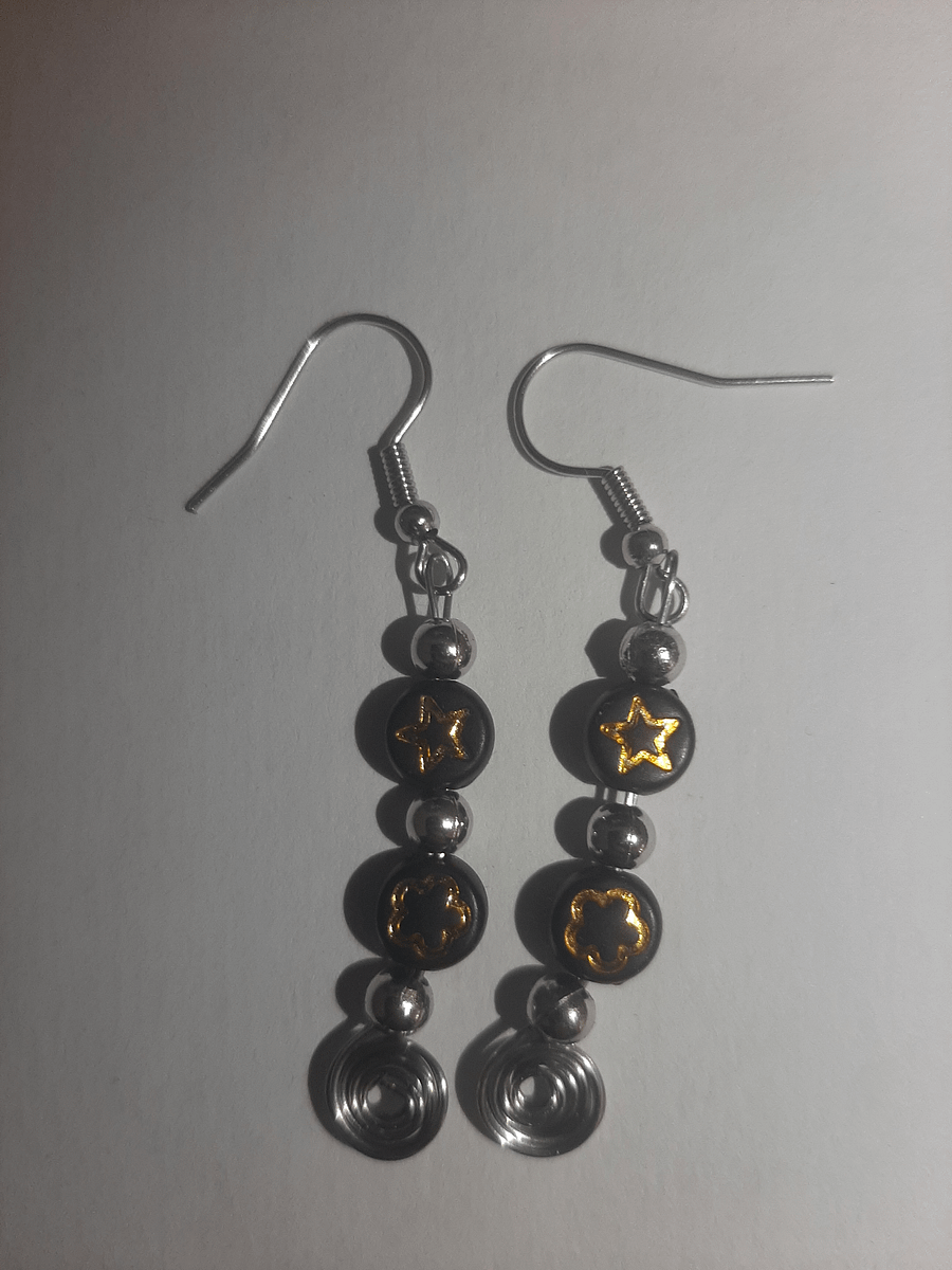 Stars and Flowers Earrings product image (2)