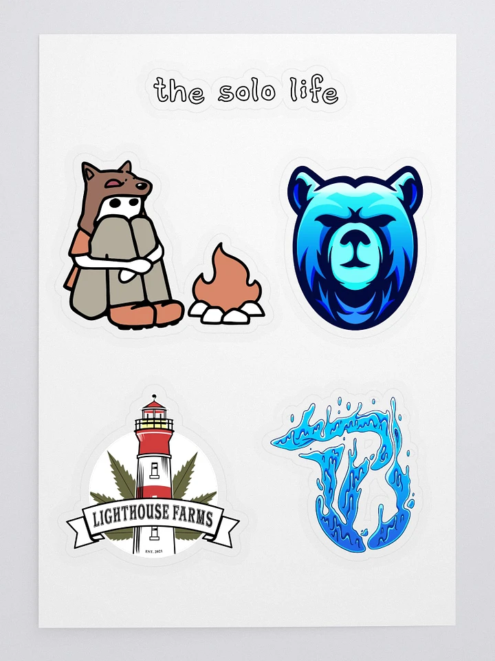 Sticker Sheet - The Solo Life product image (1)
