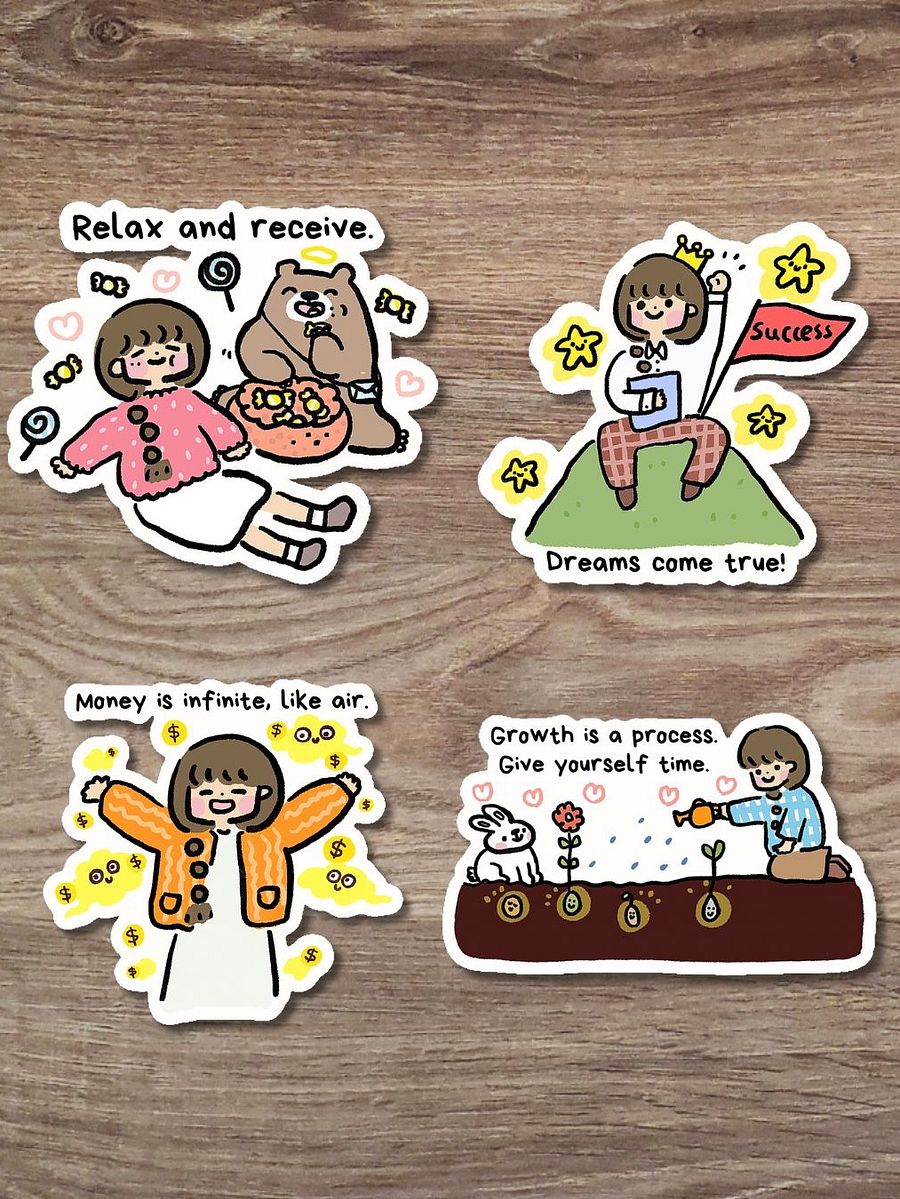 Positivity Glitter Stickers Bundle #2 product image (1)