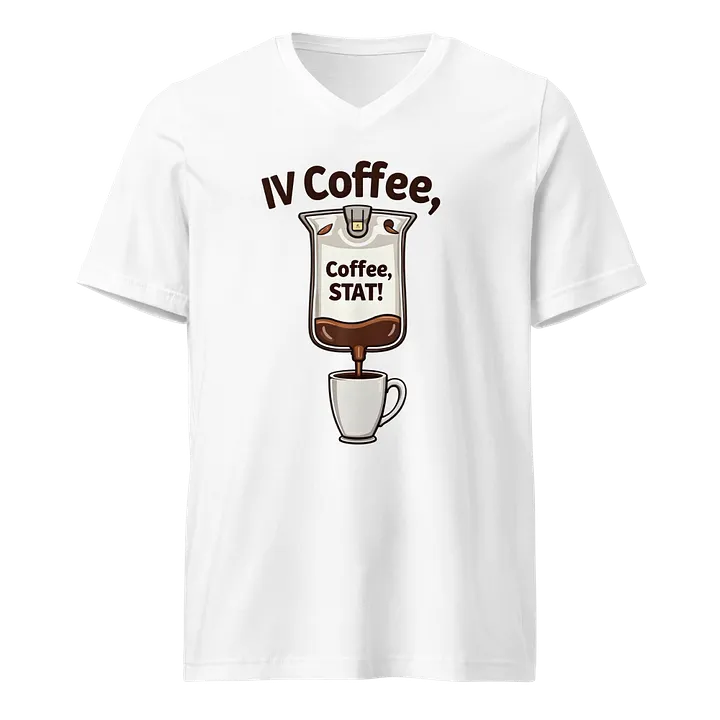 IV Coffee - Humorous Medical-themed T-shirt product image (1)
