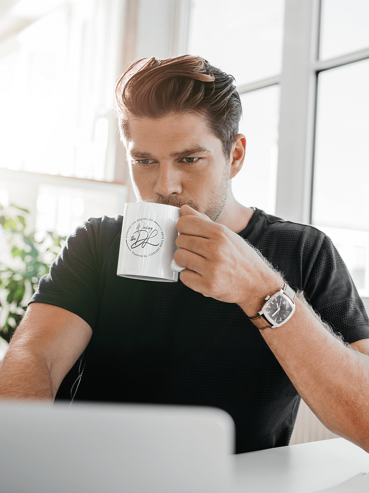 Working the Dream Life Coffee Mug – Motivational Ceramic Mug | Daily Inspiration | Purpose-Driven Drinkware product image (2)