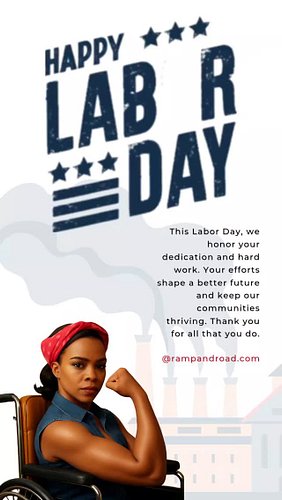 Happy Labor Day 2025 from RampxRoad. ♿We hope you had a wonderful Summer! 🌞

#disabilitypridestyle #accessiblecompliance #cut...