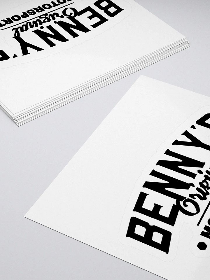 Benny's Original Motorsports Logo Stickers product image (1)