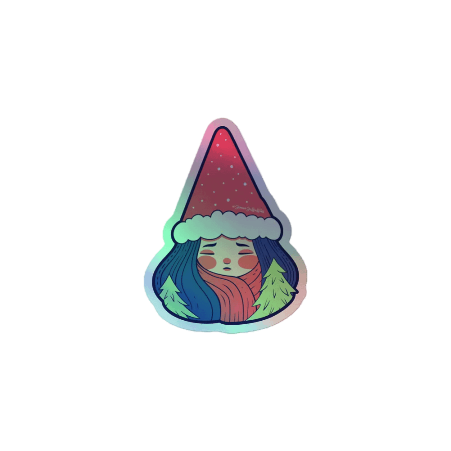 Hibernate | 3D Holographic Kiss-Cut Sticker product image (2)