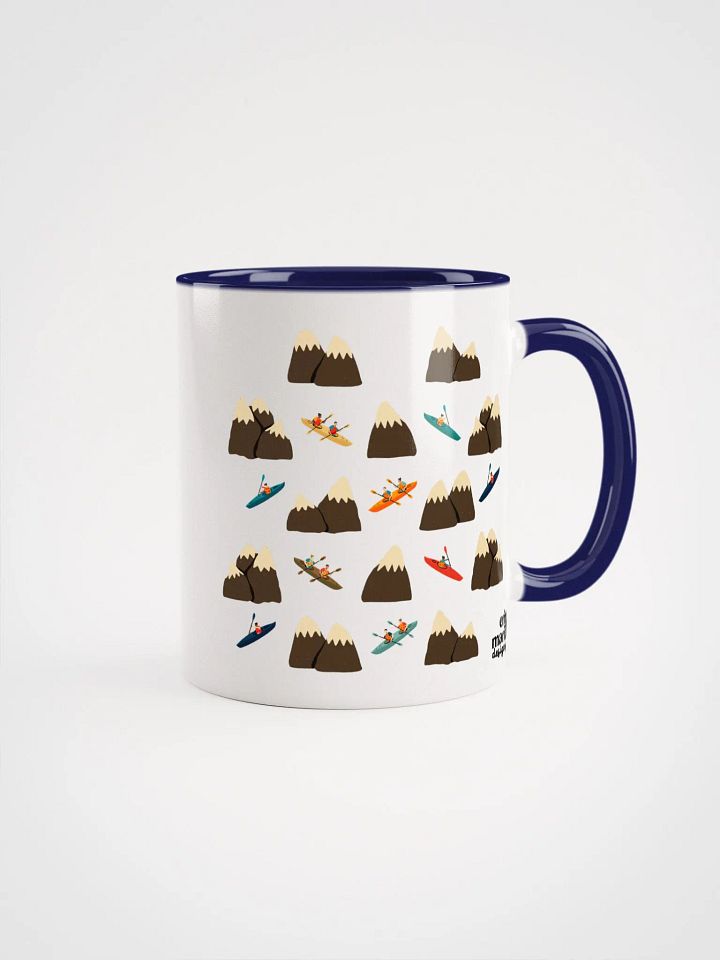 Paddling Peaks - Mug with Color Inside product image (1)
