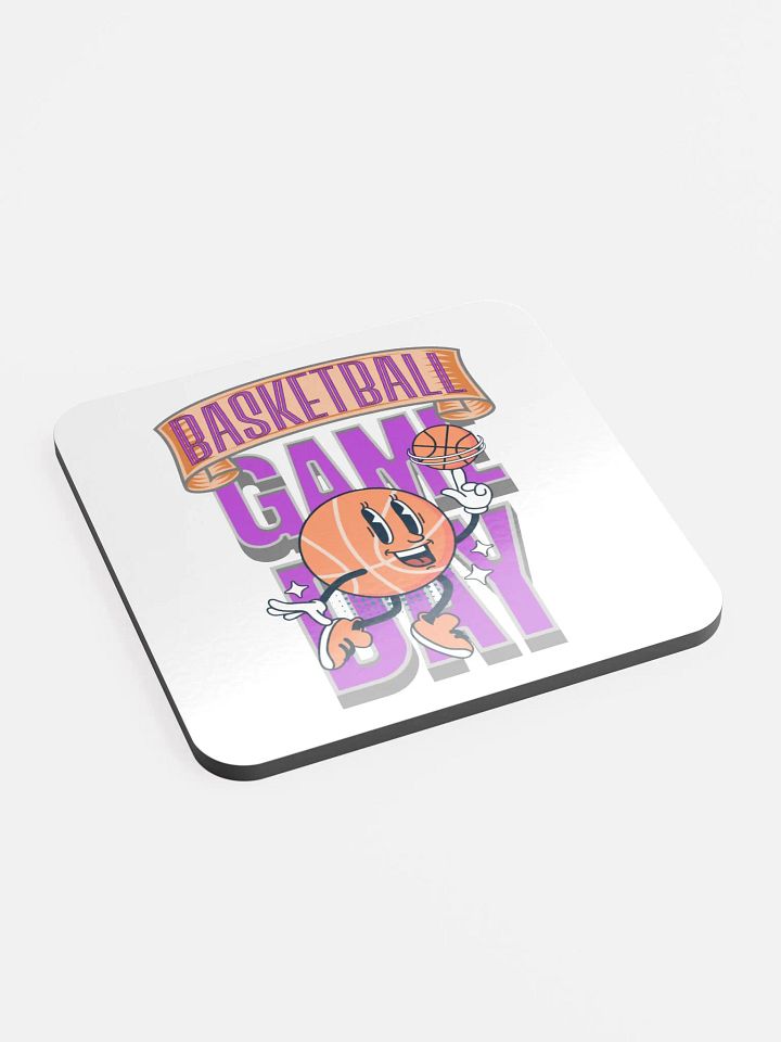 Game Day Basketball Delight Cork Coaster product image (2)