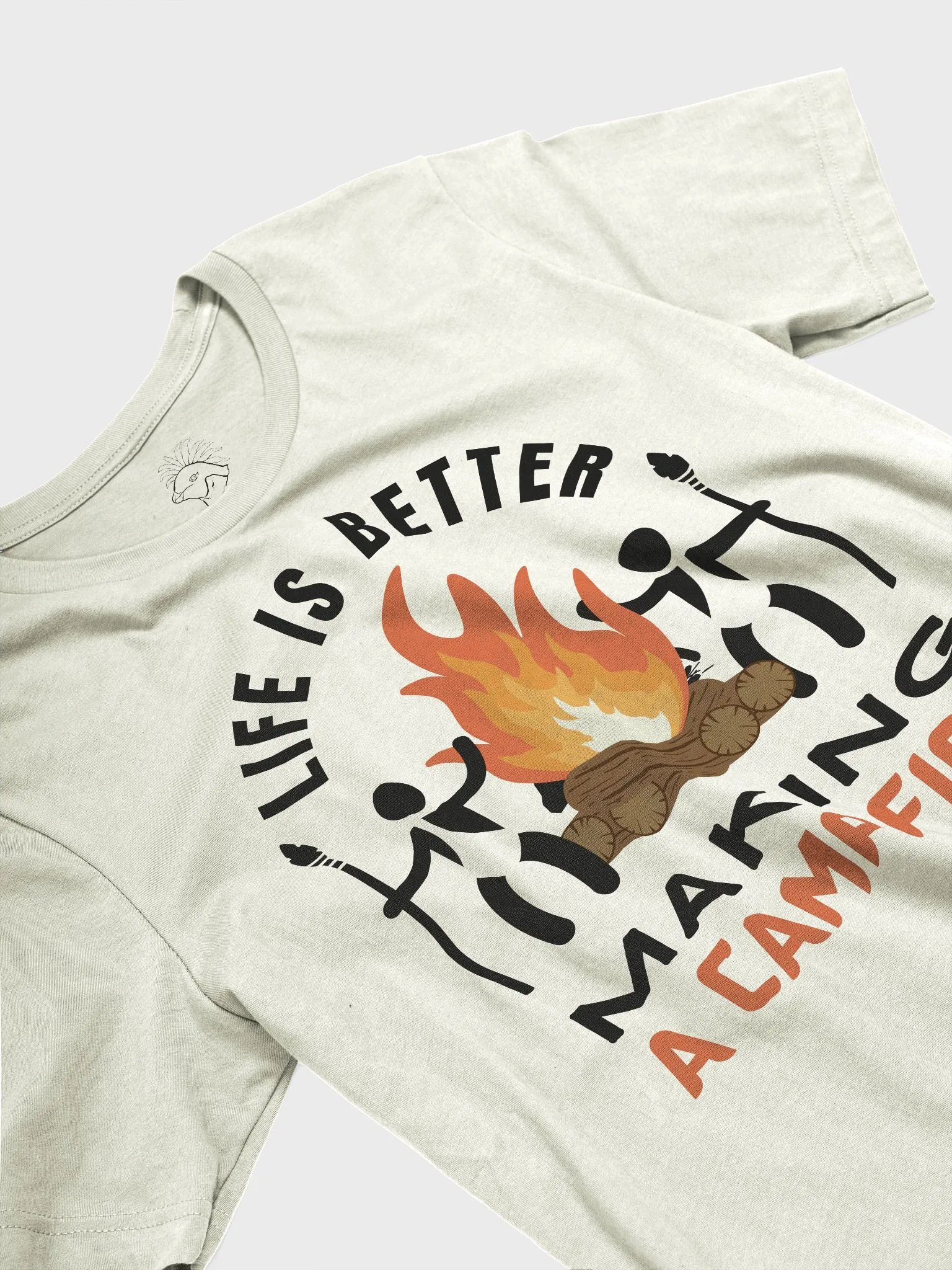 Life Is Better Making A Campfire T-Shirt ( Side -Daisy Bright- ) product image (5)
