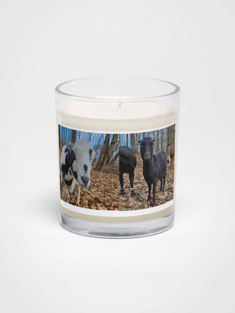 Gadget & Nessie goats candle product image (3)