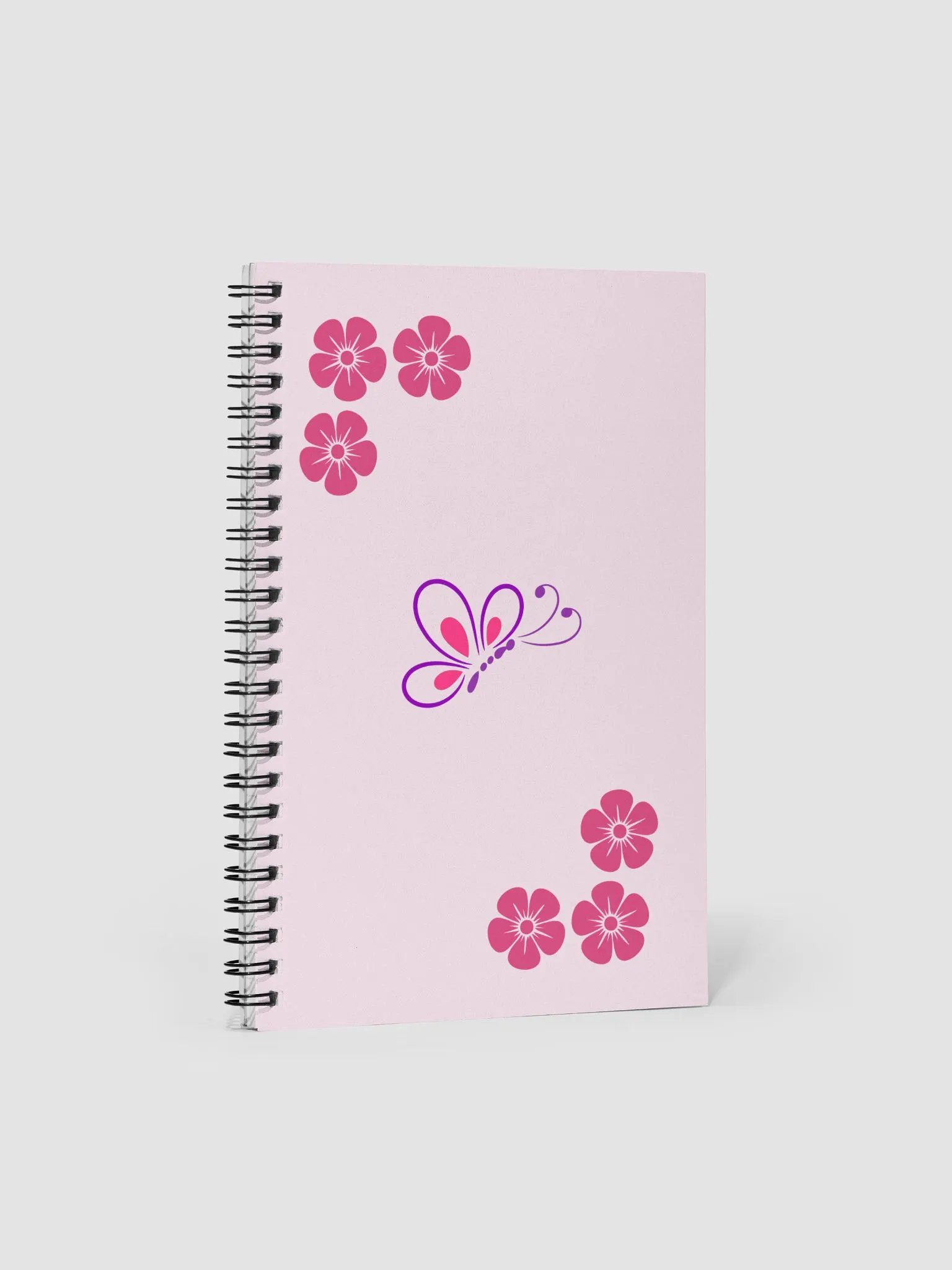 Butterfly Blooms Spiral Notebook product image (1)