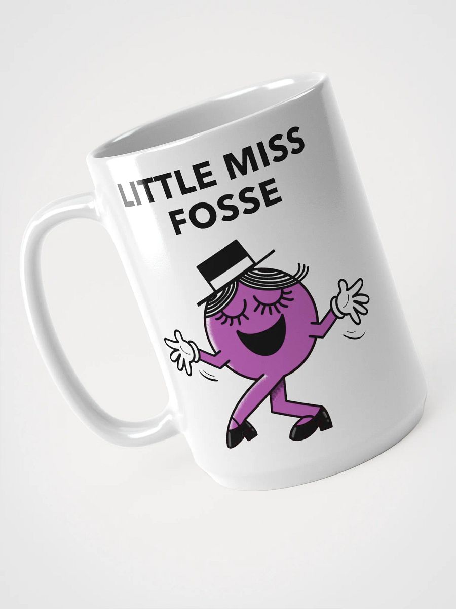 Little Miss Fosse Mug – Black Glossy Funny Theatre Meme Cup product image (3)