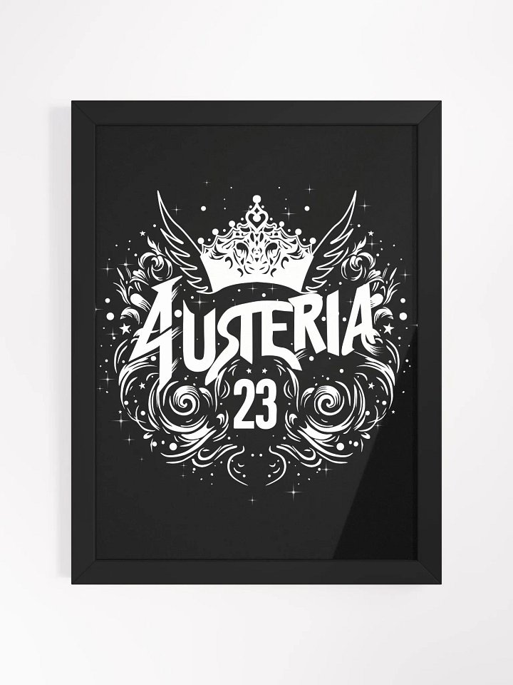 Crown and Wings | Framed Matte Poster 12'' x 16'' product image (1)