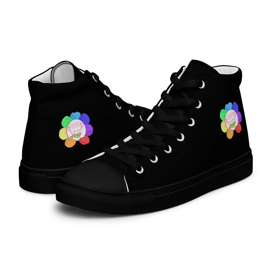Black Flower Sneakers product image (16)