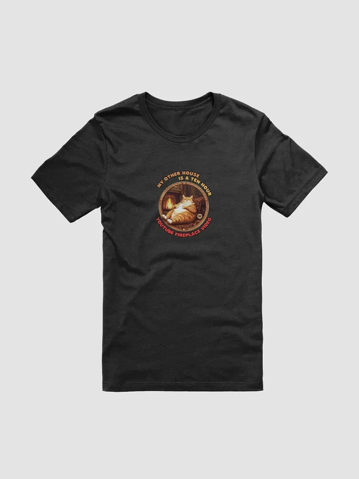 Cozy Cat - My Other House is a Ten Hour YouTube Fireplace Video | Tee product image (1)