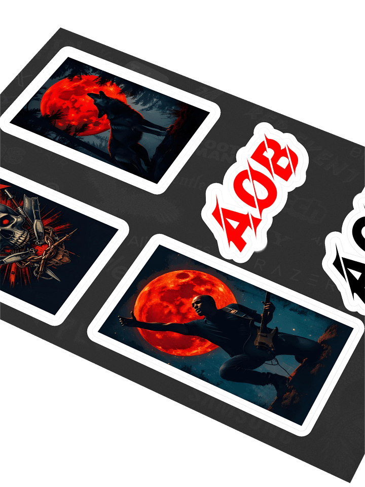 AOB 2025 Design Stickers product image (2)