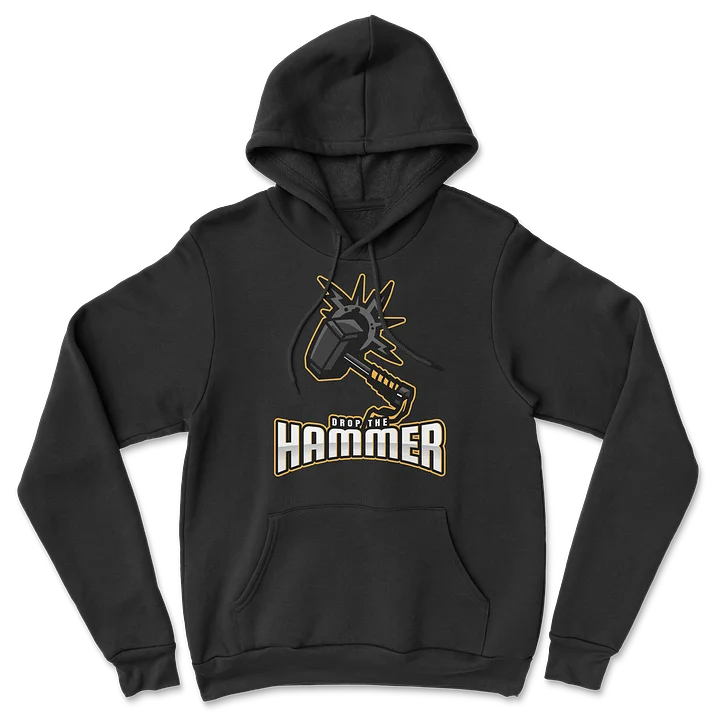 Drop the Hammer Hoodie (Retro Logo) product image (1)